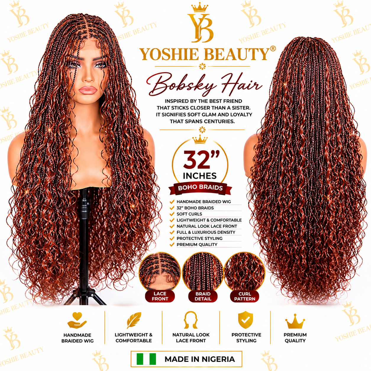 Bobsky Hair – Yoshie Beauty Boho Braids Collection
