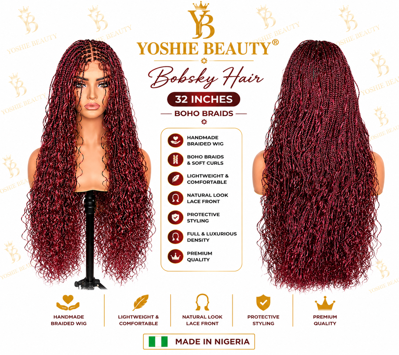 Bobsky Hair – Yoshie Beauty Boho Braids Collection