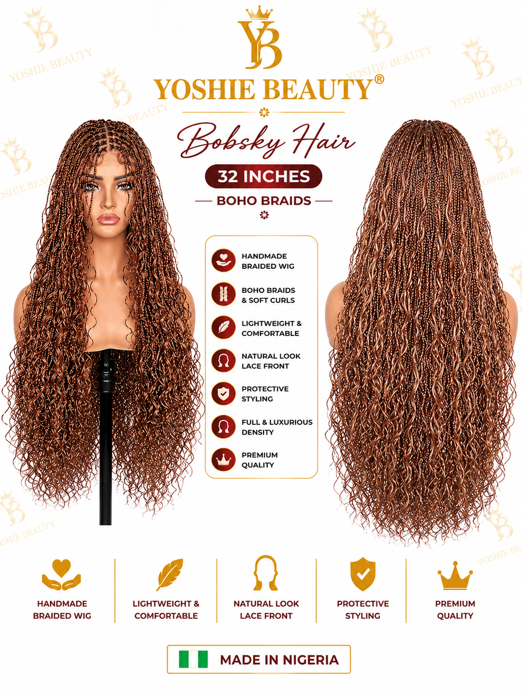 Bobsky Hair – Yoshie Beauty Boho Braids Collection