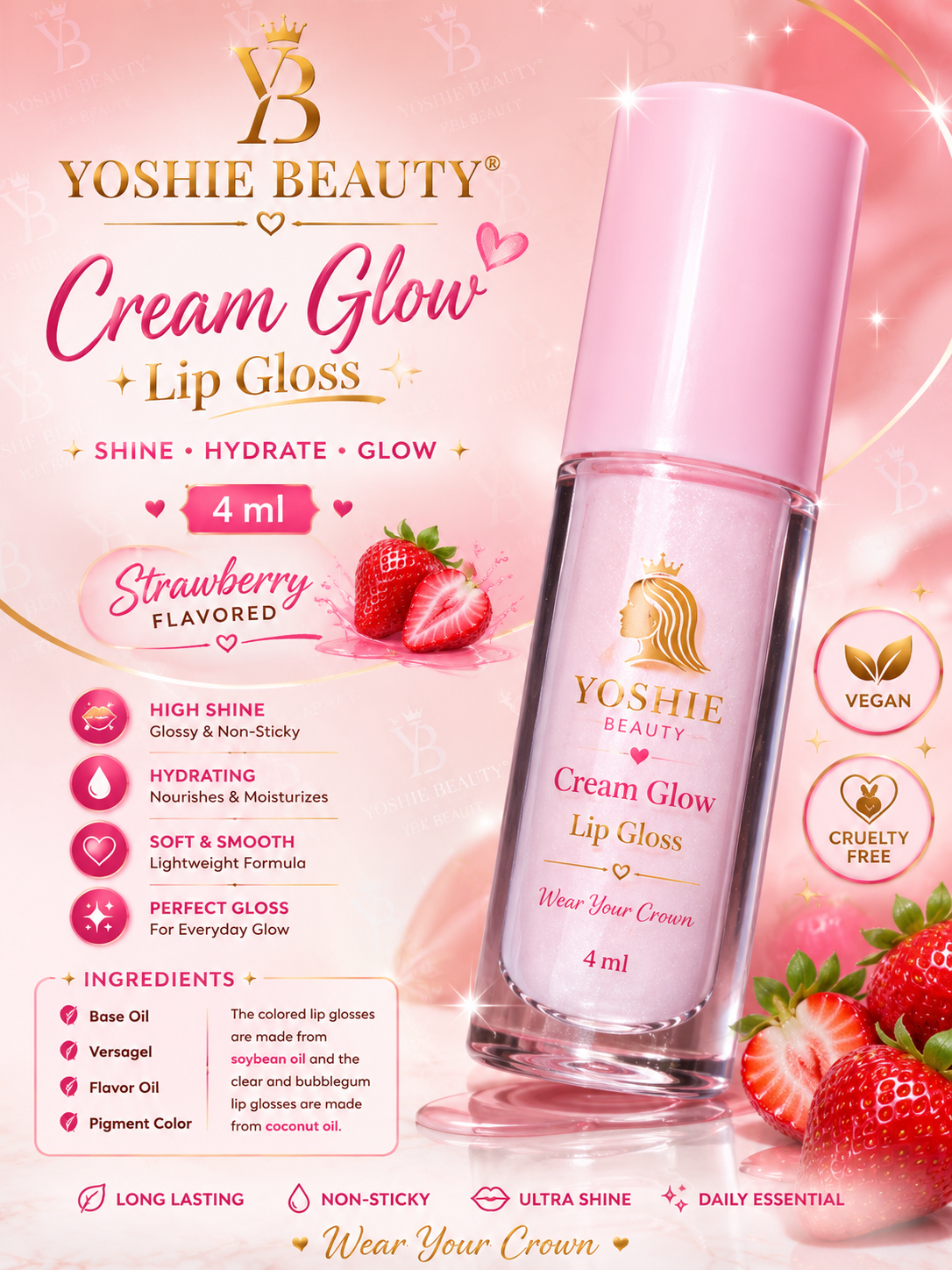 Cream Glow Lip Gloss